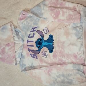 Disney Stitch Kids Pastel Tie-Dye Hoodie
